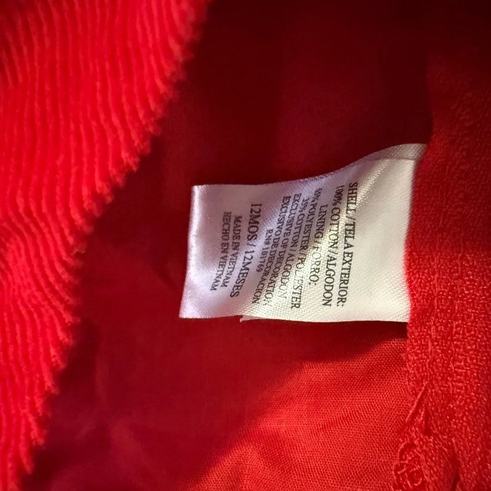 Red Corduroy Jumper